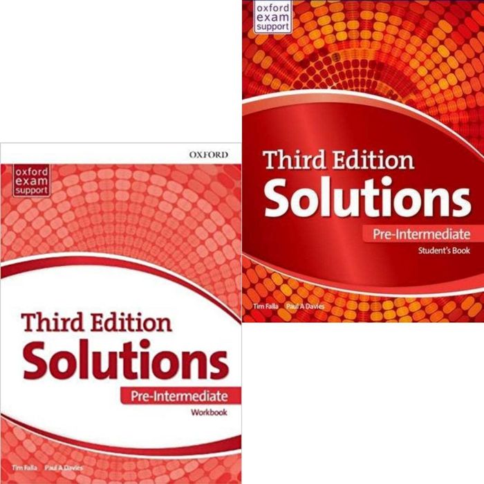 third edition solutions pre-intermediate student's book и workbook