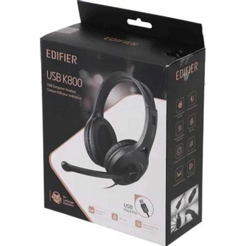 Edifier K800 USB оптом – Гарнитура с микрофоном 120°. Есть доставка