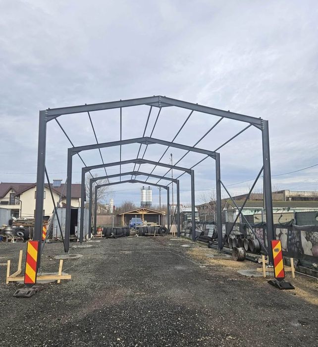 Accept. Variante auto Hale metalice structurii complete
Lățime lungime
