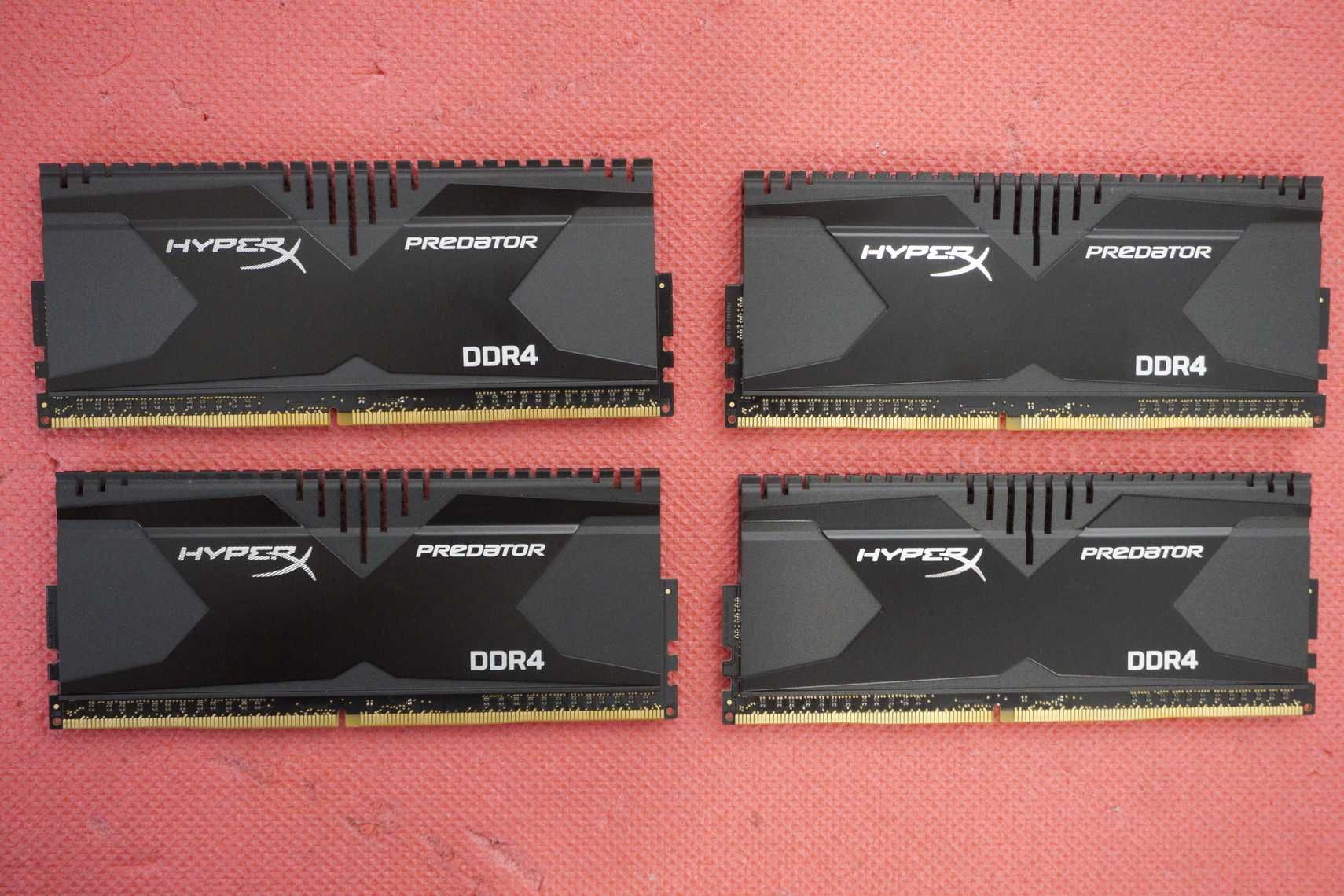 16GB (4x4GB) RAM DDR4 2133Mhz Cl 13 HyperX Predator / Вкл.ДДС