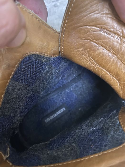 Ghete Dsquared piele