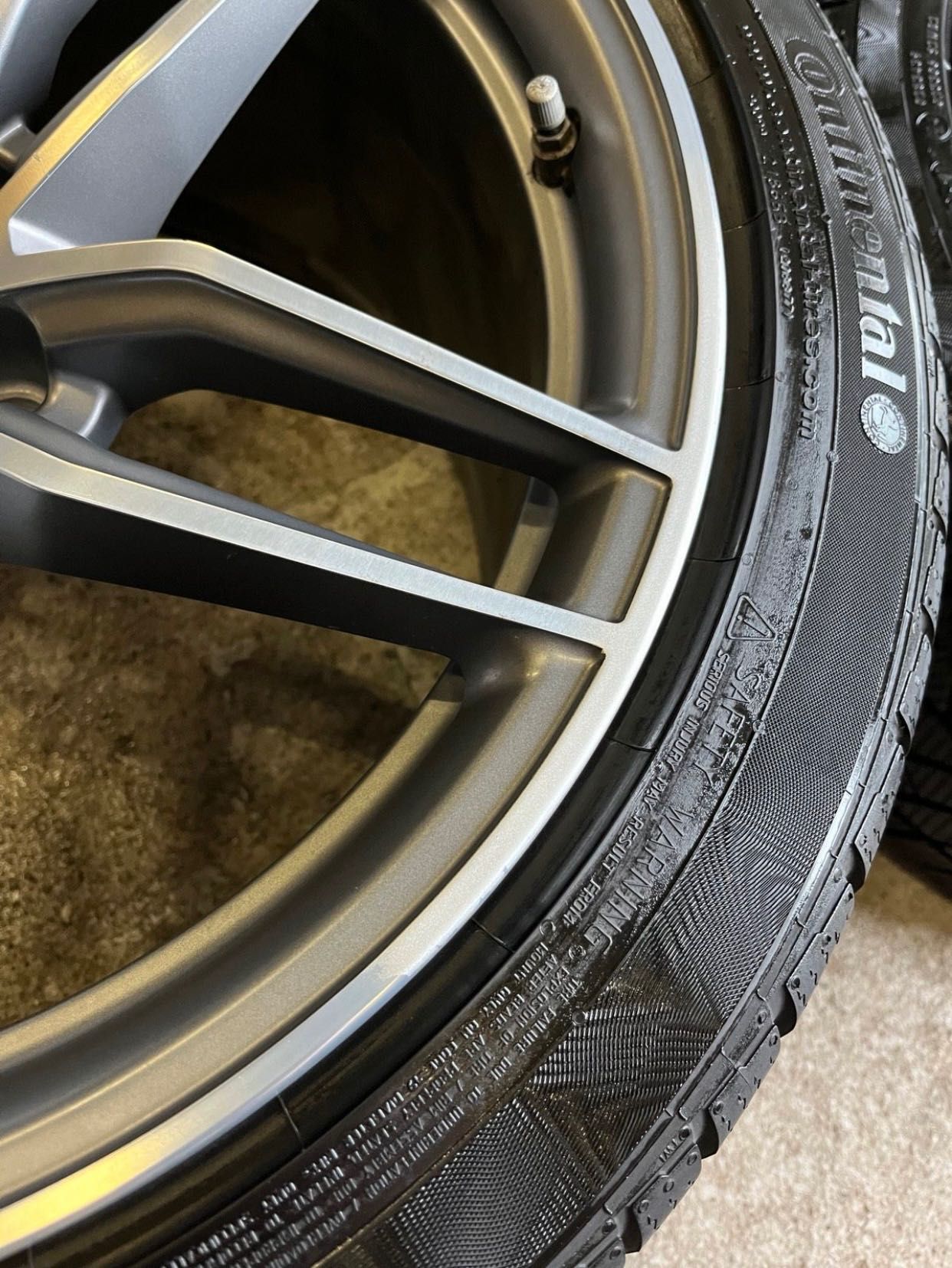 TOP ! Jante originale Audi R8 19” inch Anvelope Continental + senzori