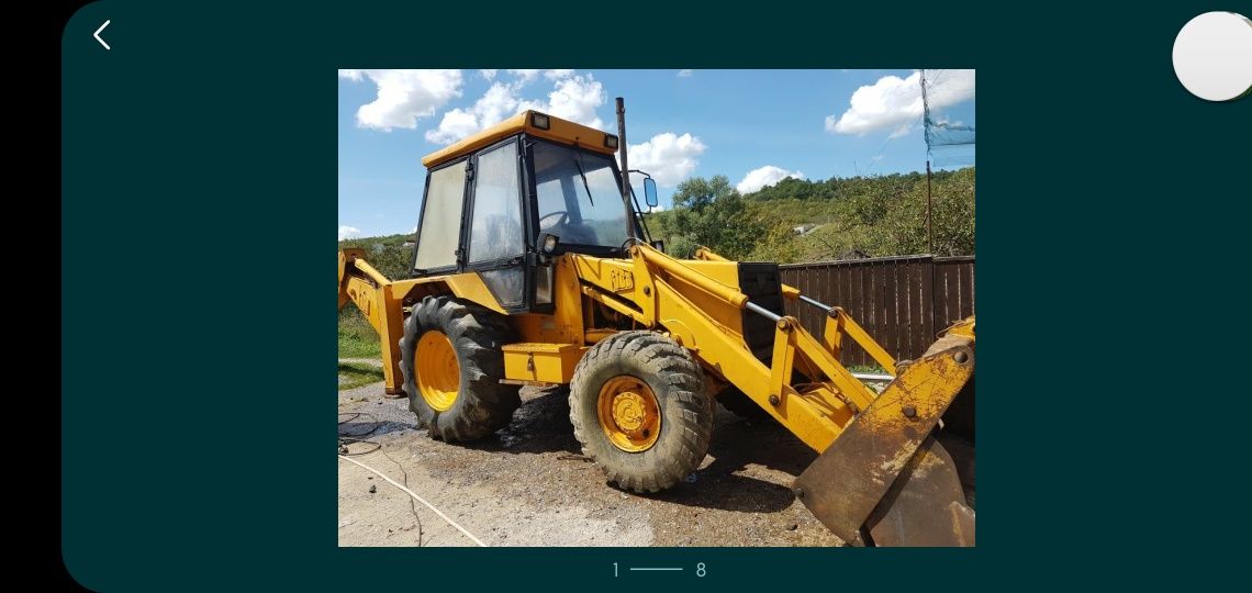 Buldoexcavator Jcb 3cx 4x4 cupa fata multifuncționala
Motor Perkins in