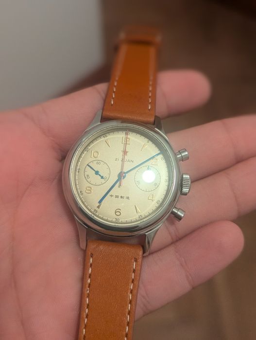 Seagull 1963, 38mm сапфир