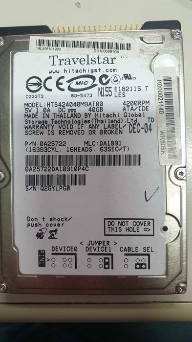 Hard disk -uri HDD interfata IDE / PATA / Parallel ATA