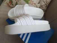 ADIDAS, 40 н. модел Adilette Bonega нови оригинални чехли на платформа