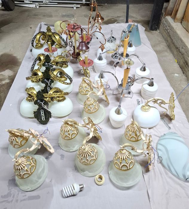 Люстры, бра б/у в хорошем состояний