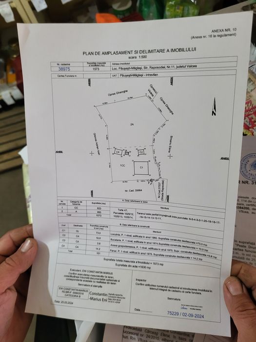 Vând teren 2900mp Păușești Măglași
