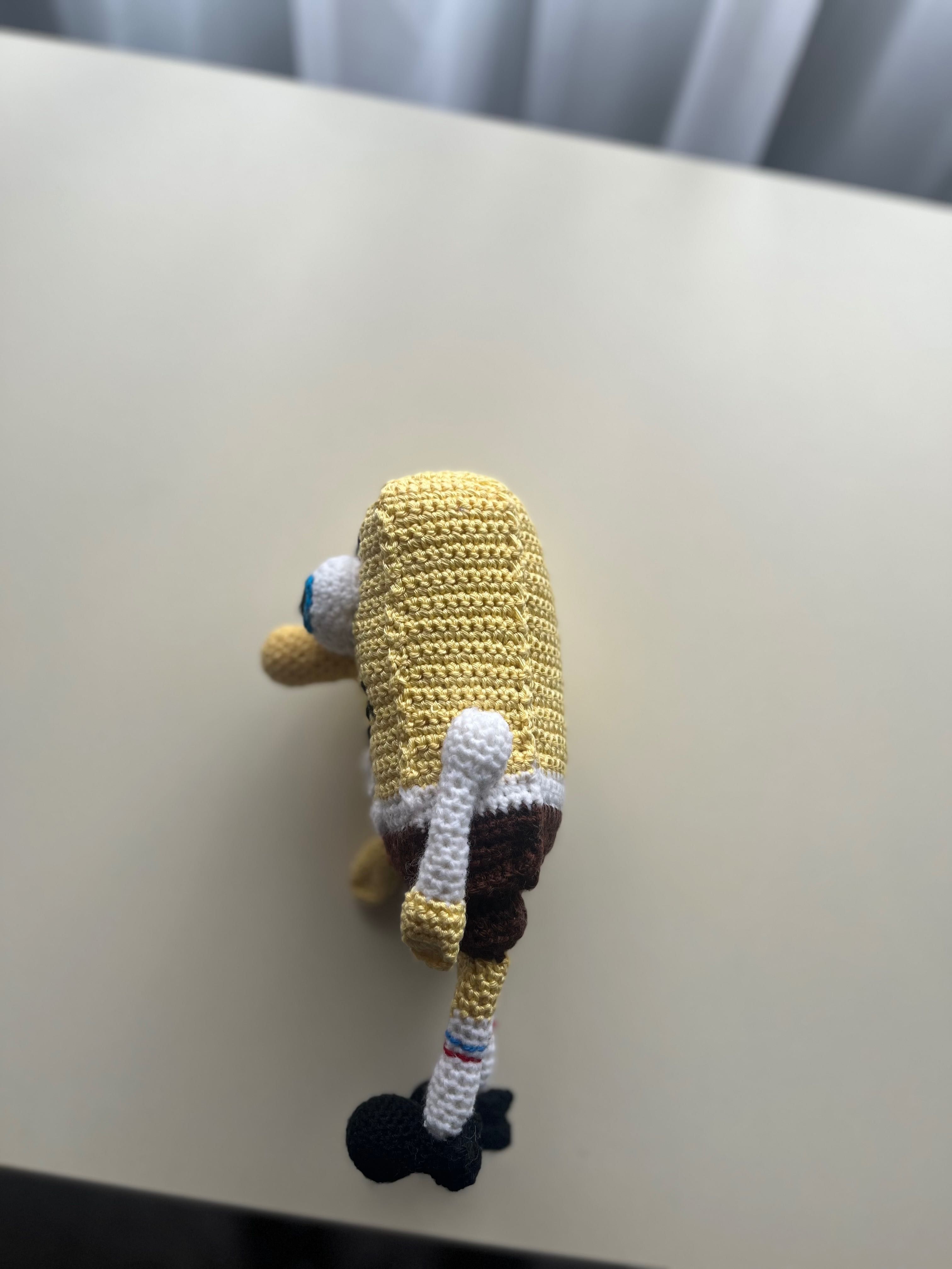 Sponge Bob jucarie crosetata manual