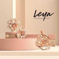 Золотой набор Leya с бриллиантами