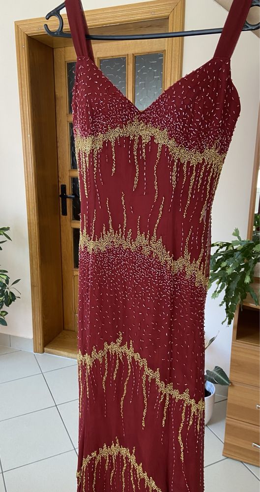 Rochie lungă de nașă