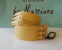 Guess by Maricano дамски широк жълт колан