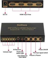 DotStone HDMI Switch 4x1 Picture in Picture