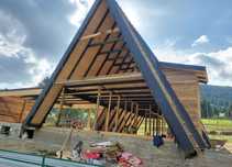 Cabane tip A frame pe comanda