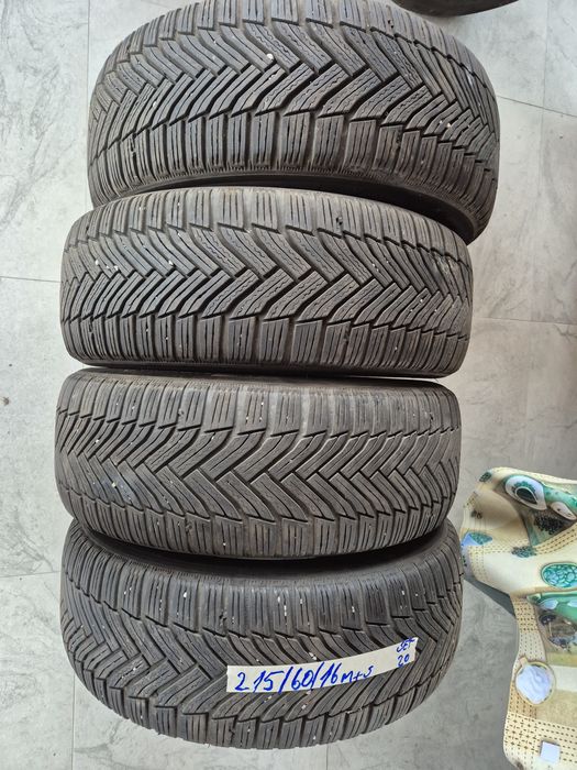 Vând cauciucuri 215/60/16 M+S set complet imp Germania//Michelin//