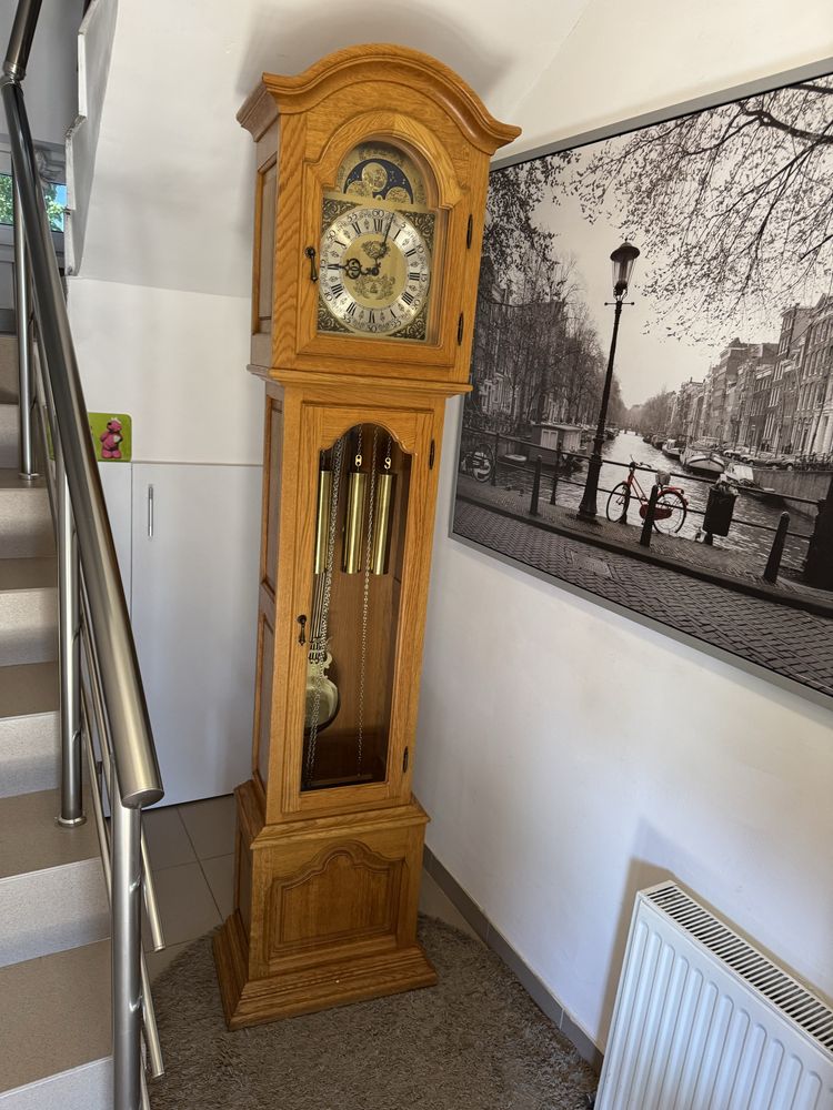 Ceas Podea//Pendul//Interclock//Fazele Lunii//Stejar