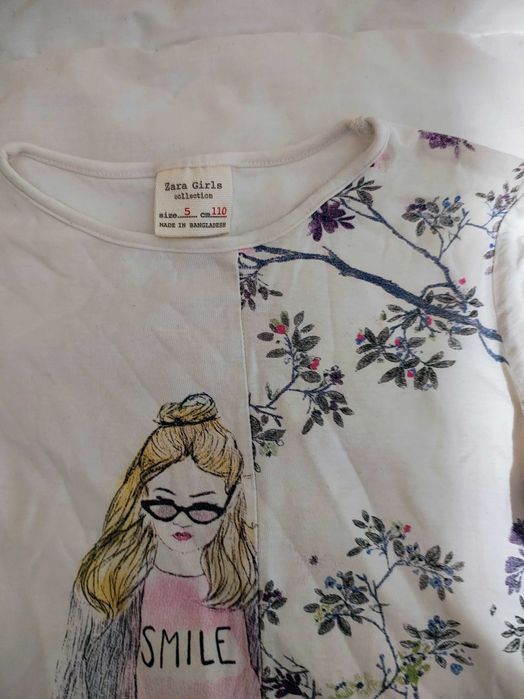 Halat casa pluovor bluze gradinita 110  cm 4 5 ani fetiță