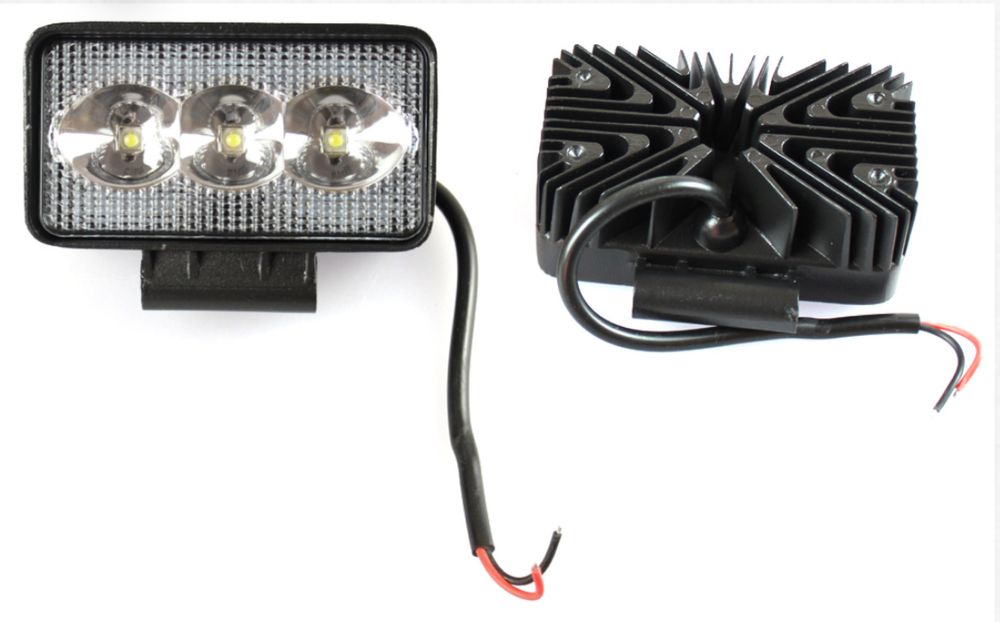 Работна лампа лед 9W (3W x 3 pcs) 9-32V