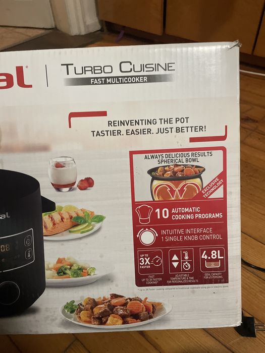Tefal Turbo Cuisine – мултикукър (Fast Multicooker), почти нов