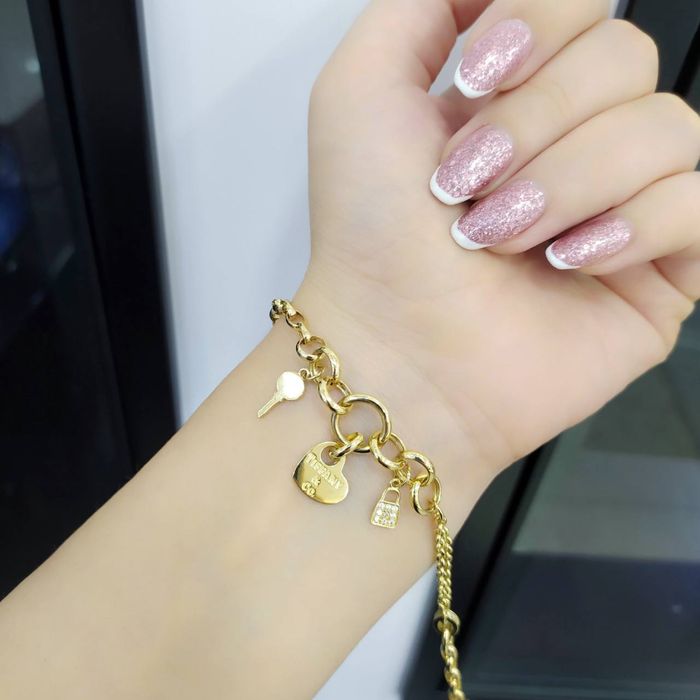 Золотой нежный браслет 585 проба. Есть доставка.