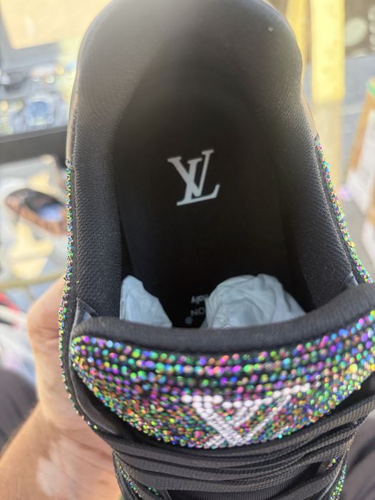 Louis vuiton cristal trainers 2025