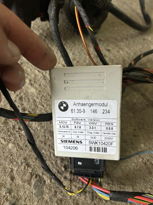 Cârlig tractare remorcare demontabil  bmw e60 e61 seria5
