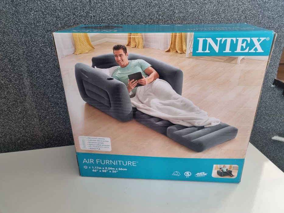 Надуваем фотьойл/легло INTEX
