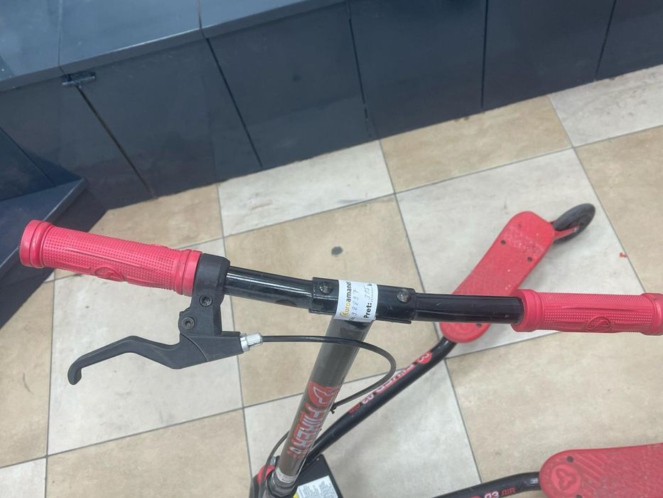 Trotineta pentru Copii Y Fliker A3 Air 3 roti pentru 8+ Ani Roz -A-