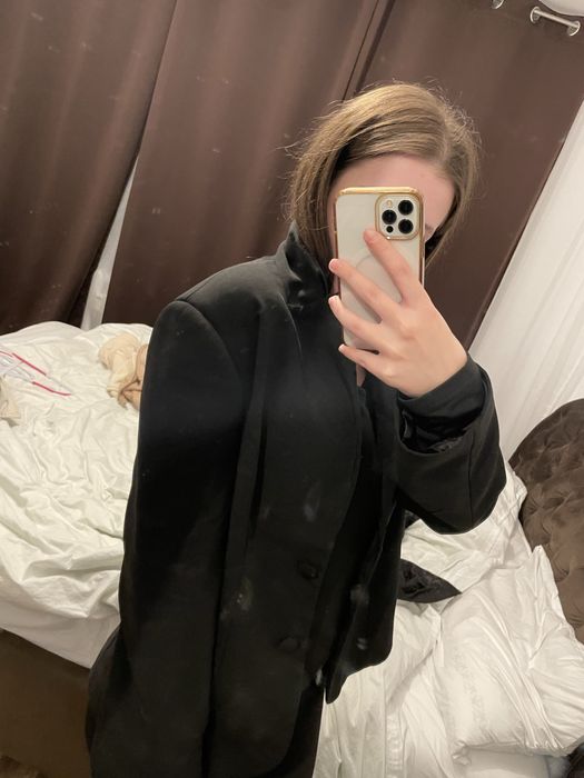 Sacou negru, fabricat in romania