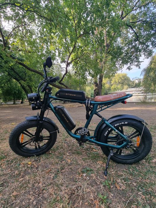 Bicicletă electrică Engwe M20 Fat Bike 20x4.0 cu dublă baterie