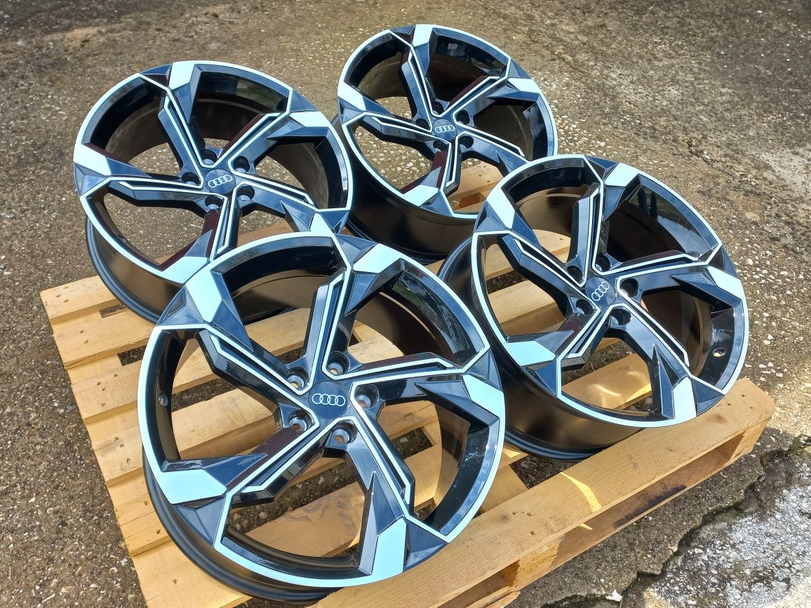 19 Audi Rotor25 8.5j et35 Black Polish A3 A4 A5 A6 A7 A8 Q3 Q5 Чисто Н