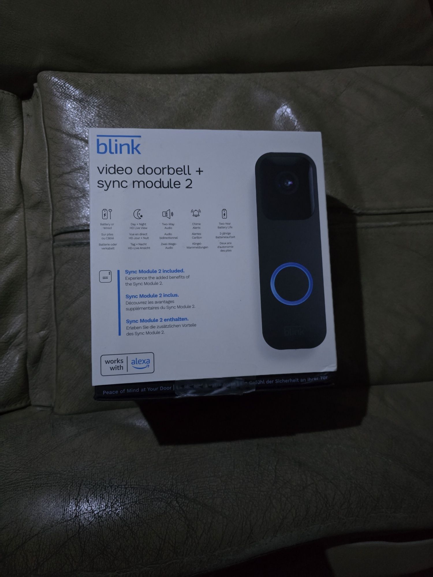 Blink video doorbell