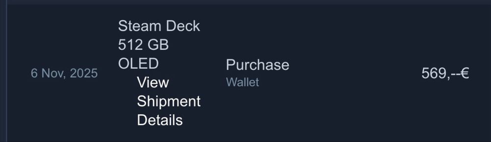 Steam Deck Oled 512 gb запечата нов