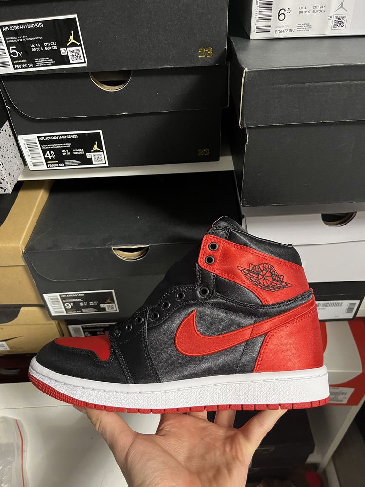 Jordan 1 High Satin Bred