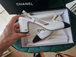Chanel токчета бяла кожа