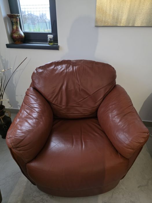 Canapea si fotolii piele naturală