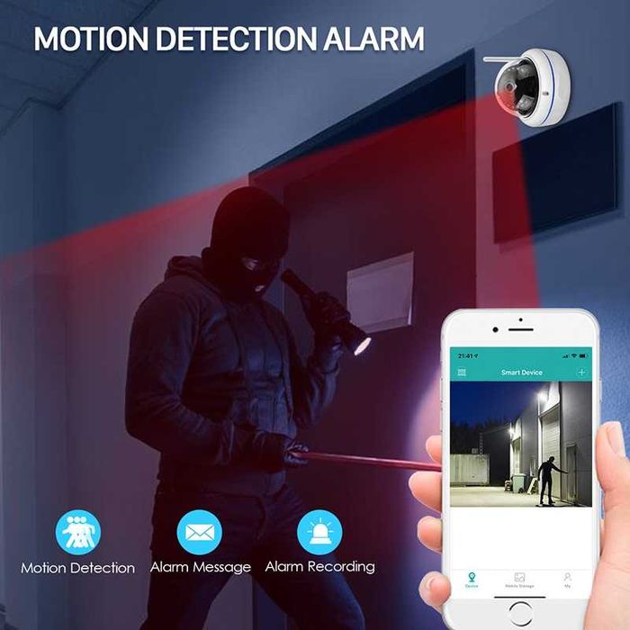 Dome WiFi куполна камера 2mpx за видеонаблюдение Icsee, Xmeye app