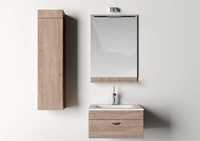 Mobilier baie:cada acryl,dulap supendat,oglinda , chiuveta cu dulap.