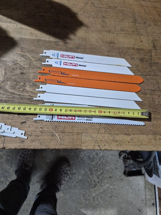 Panze lame pentru Fierstrau sabie HILTI BAHCO metal si lemn