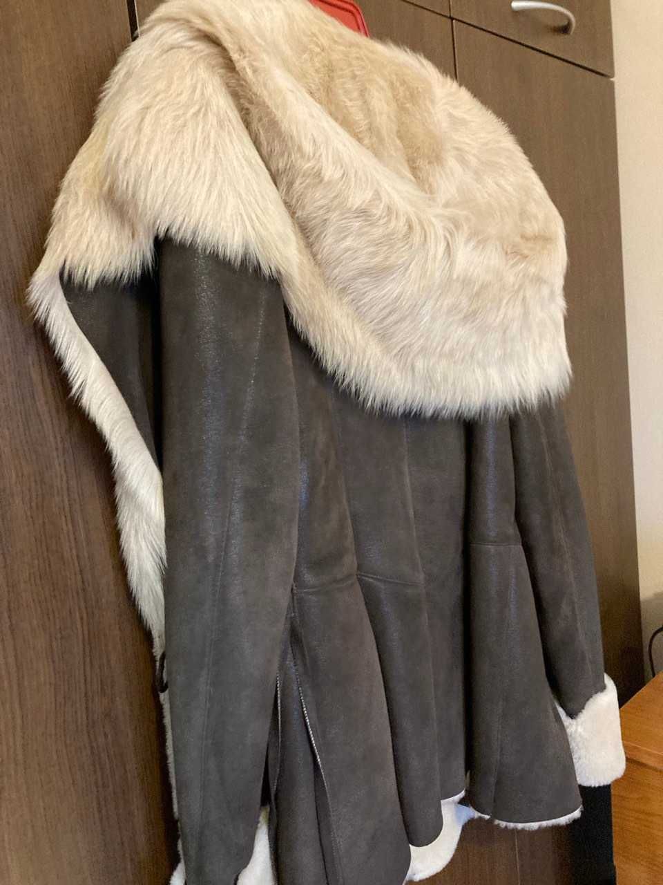 Красиво кожено палто