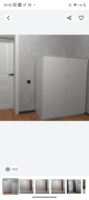 Шкаф белый в отличном состоянии , подойдет для школьника