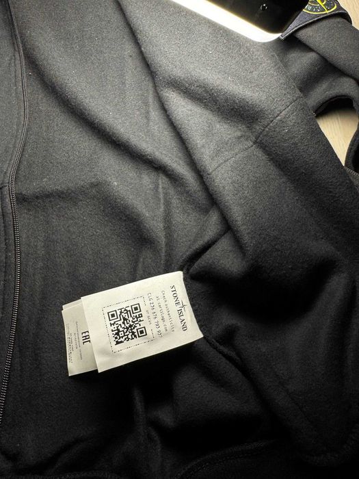 ПРОМОЦИЯ Мъжки Черен и Сив Суичър Stone Island Зип Худи Стоун Айлънд