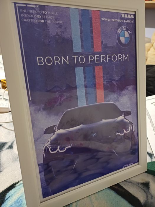 Tablou BMW Born to Perform personalizat