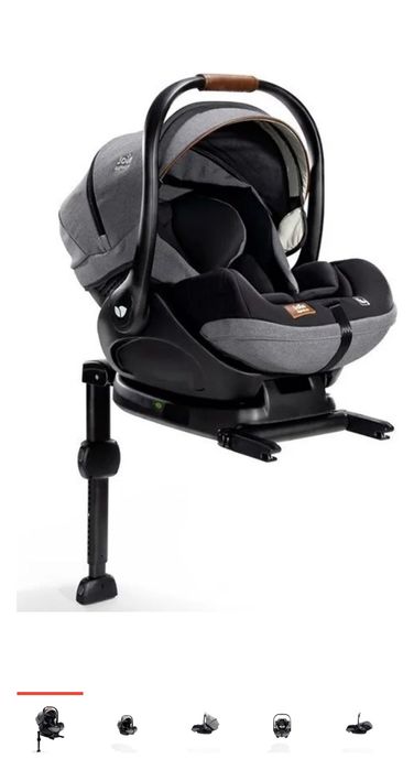 Автолюлька Joie ILevel 0+ (до 13 кг) серый