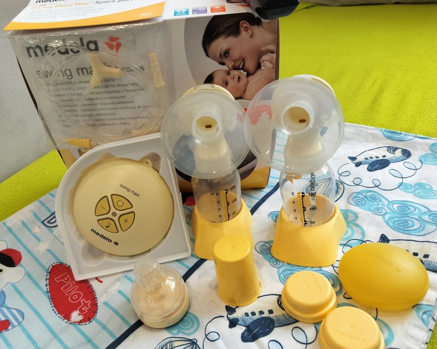 Помпа за кърмене Medela swing maxi & calma