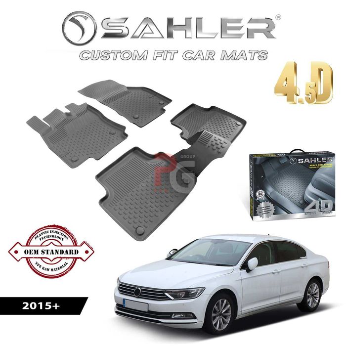 Гумени стелки за VW Passat B8 2015-22 / Пасат Б8 /