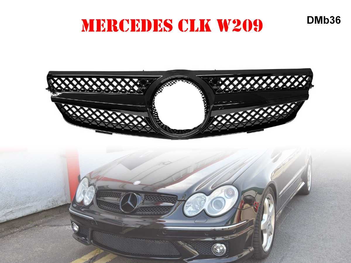 Grilă bara frontală AMG pentru Mercedes CLK W209