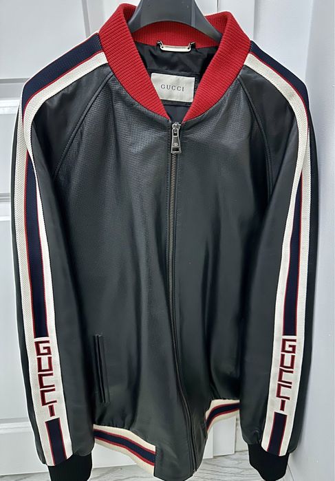 Geaca de piele GUCCI model 2024