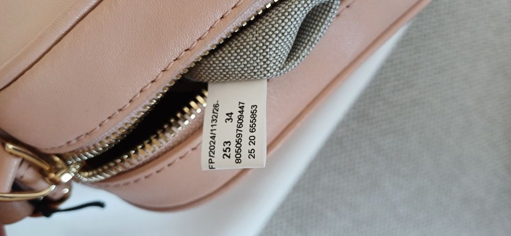 Furla Goccia  нова чанта през рамо от естествена кожа!Размери 12