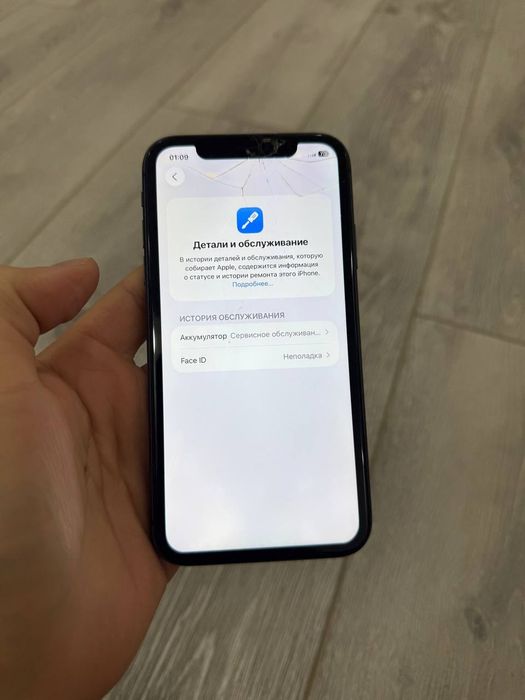 iphone 11 64 Ekran oynasi singan
